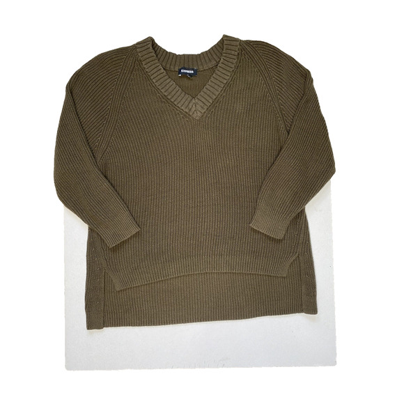 Express Chunky Knit Sweater Womens Small Relaxed Oversized Casual Cozy Office - Picture 9 of 10
